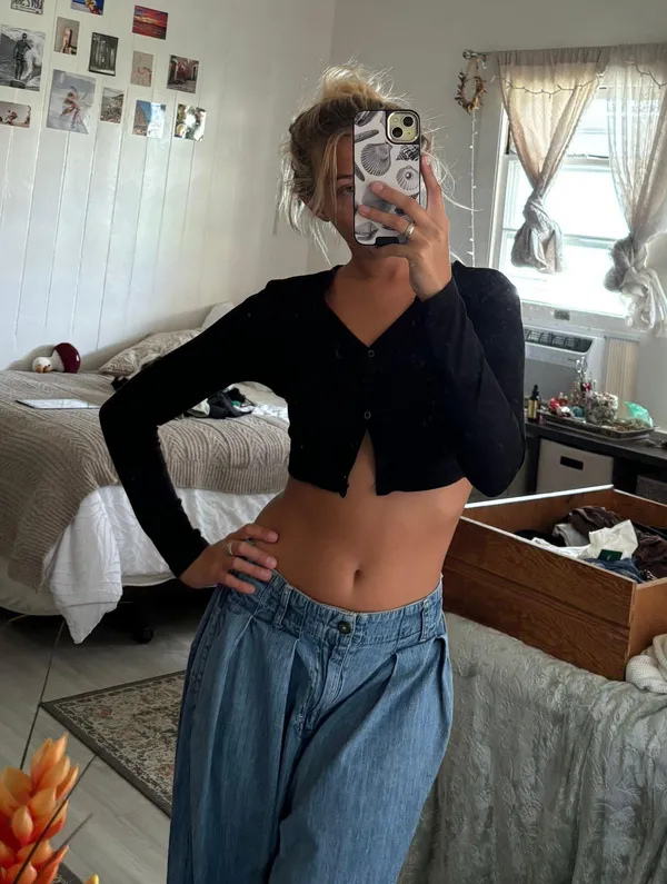 Black Button Up Long Sleeve - Image 2