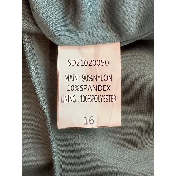 Showpo Raquelle Square Neck Maxi Dress Dark Green Size 12 EUC!!! - Image 5