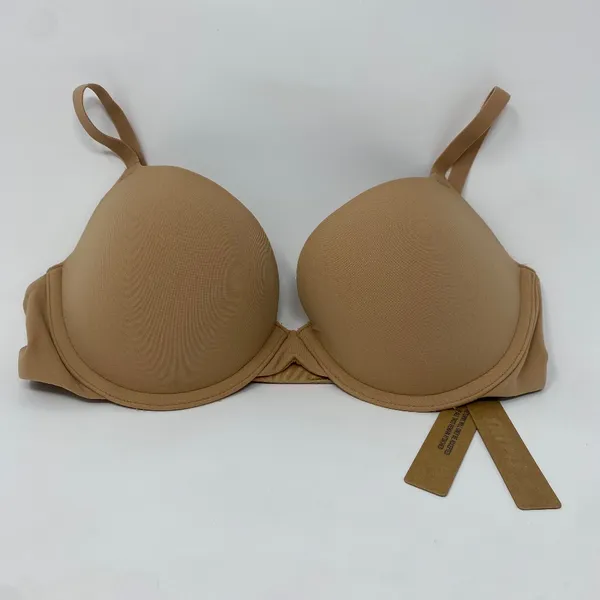 SKIMS Fits Everybody T-Shirt Demi Bra Clay‎ BR-UWR-2294 size 32D - Image 3