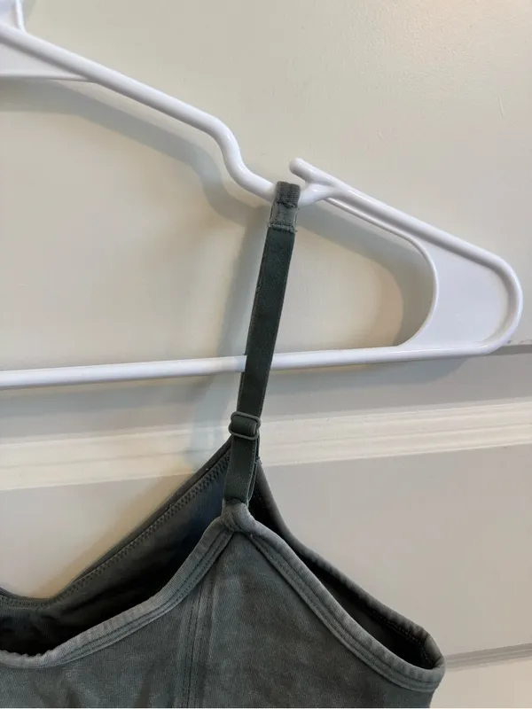 Offline By Aerie OG Corset Green Sports Bra - Image 3