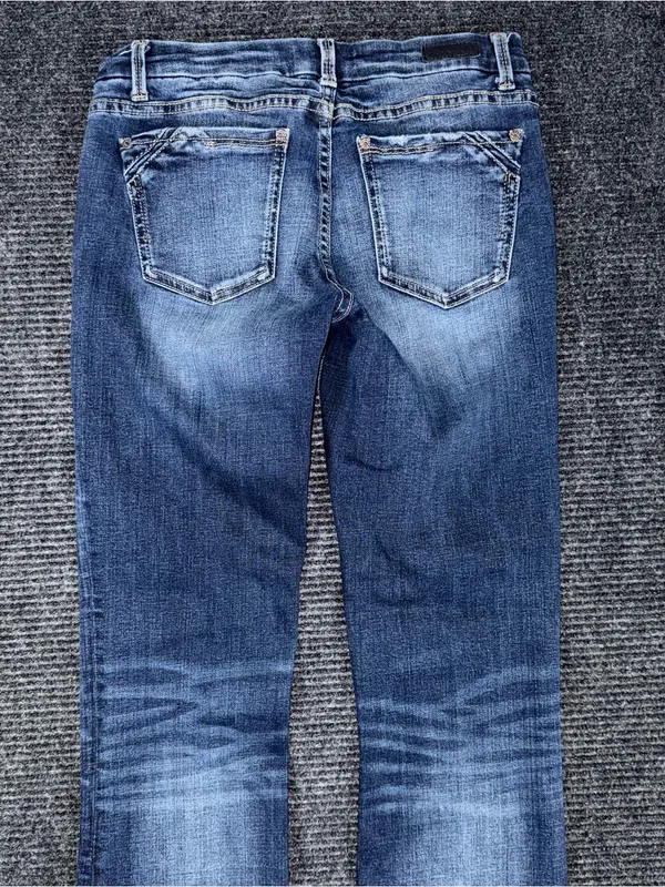Buckle Black Fit No 53 Bootcut Stretch Jeans 28 x 34 LONG BBW2914 Dark Wash - Image 5