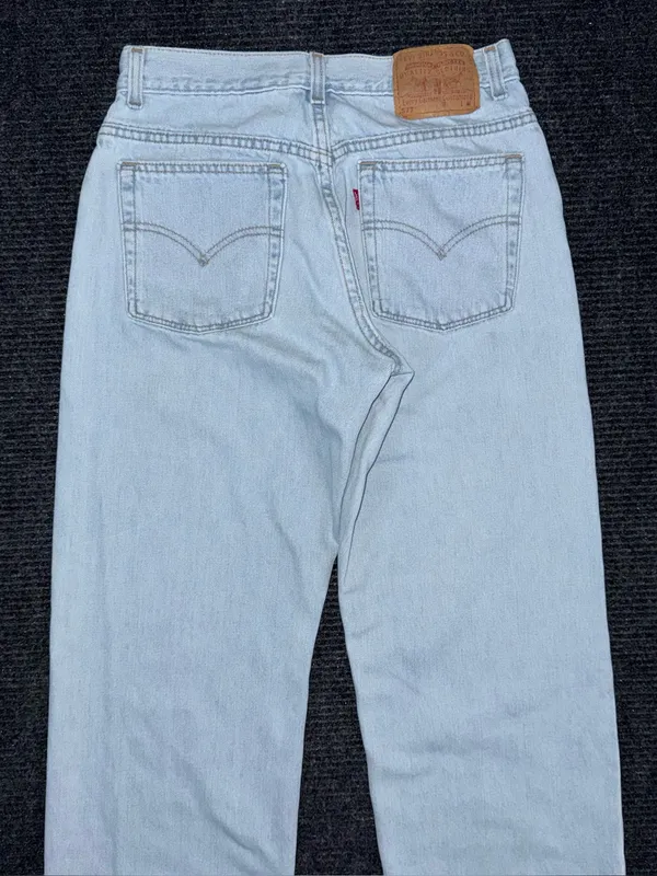 RARE Vintage Levi’s 577 Lower Rise Loose Fit Jeans Women’s 10 / 28 x 31 USA Made - Image 5