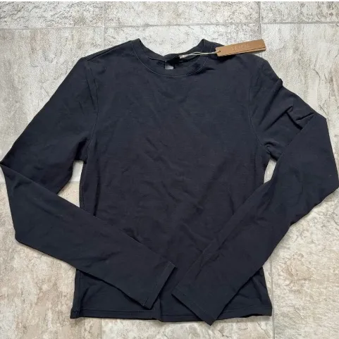 SKIMS Cotton Jersey Long Sleeve T-Shirt XS - Image 2
