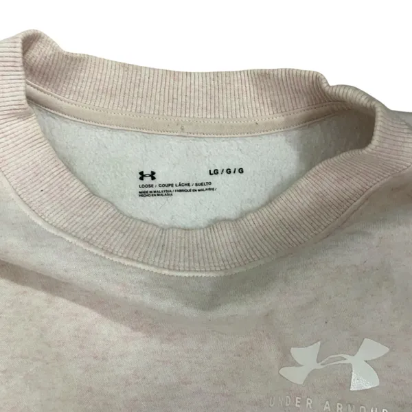 Under Armour Pale Pink Crewneck - Image 7