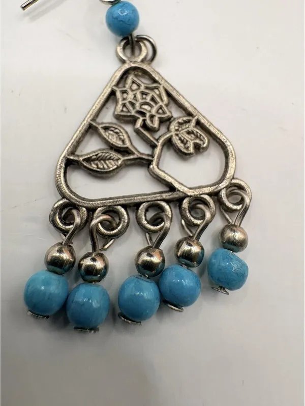 Vintage Jewelry set-3 Necklace Bracelet Earrings Boho - Image 13