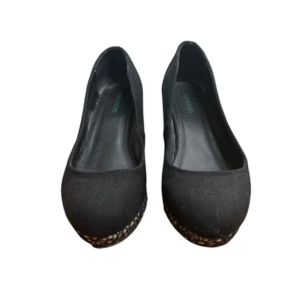 Maurices Melanie Black Wedge Pumps Floral Lace Heel Dark Romantic Women's 8 - Image 4