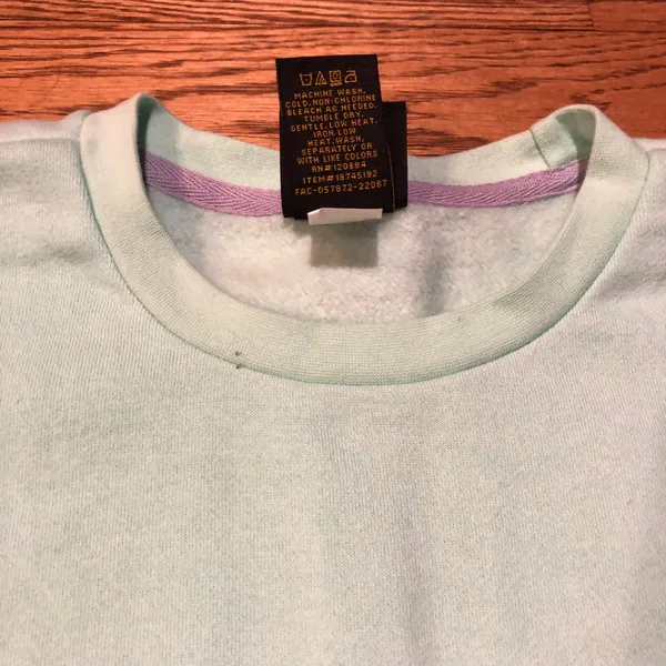 Disney The Little Mermaid Sweatshirt Ariel Flounder Embroidered - Image 3
