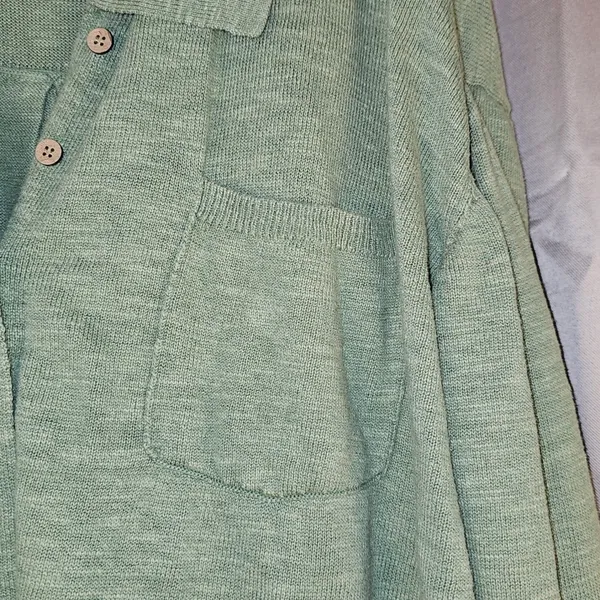 Free People Beach Womens Green Zuma Cardigan Sweater‎ Small - Image 3
