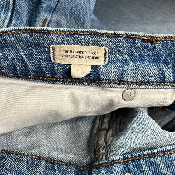Madewell the Mid Rise Perfect Vintage Straight Jeans - Image 6