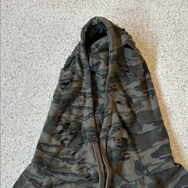 Dance & Marvel Camouflage Hoodie Sweater - Image 3