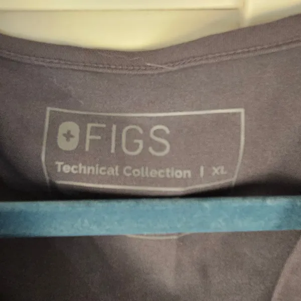 Figs Womens Gray Catarina One‎ Pocket Scrub Top XL - Image 3