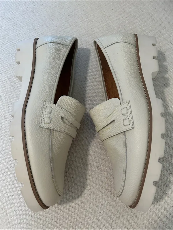 Vionic Women Cheryl II Lug Penny Loafer, Beige, size 11, NEW no tags - Image 3