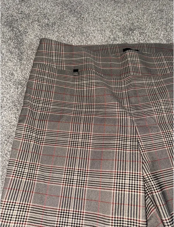 Brown Plaid Pants Size 16 - Image 2