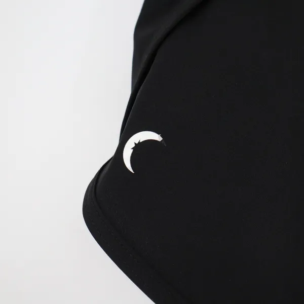 Zyia Active Running Shorts Womens Medium Black Athletic Curved Hem Excellent - Image 4