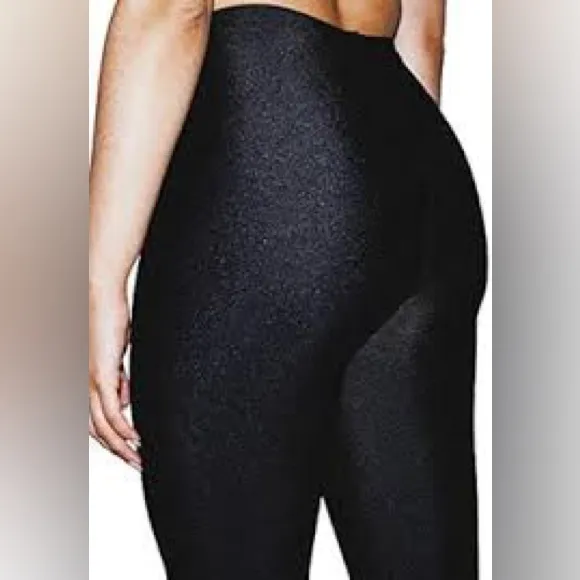American Apparel Shiny Nylon Tricot Leggings Black Sz S Retail $34 - Image 3