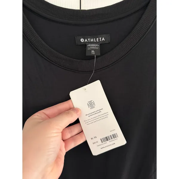 Athleta Santorini Cinch Midi Dress Tencel Modal Sleeveless Capsule Wardrobe Chic - Image 4