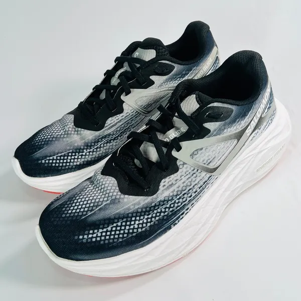 Salomon Aero Glide Black White Grey Women Running‎ Shoes Size 8.5 Road Running - Image 3