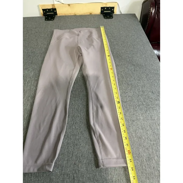 Lululemon Athletica Women's Ankle Yoga Leggings Lavender Solid Stretch Sz 10 - Image 5