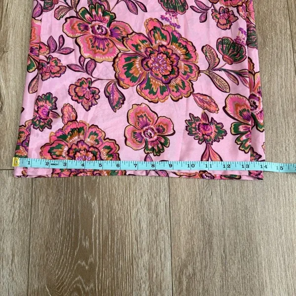 NWT Tahari Drawstring Waist Wide Leg Pants In Princess Floral Size Medium - Image 14