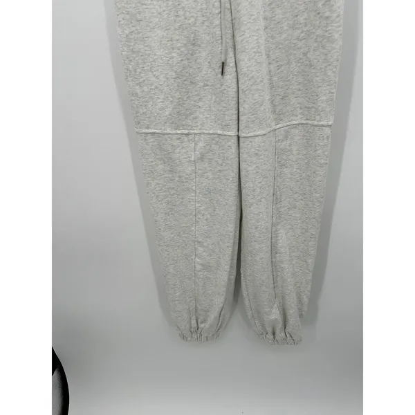Womens Minimalist Sweat Jumpsuit XS‎ Gray Jogger One Piece Clean Girl - Image 3