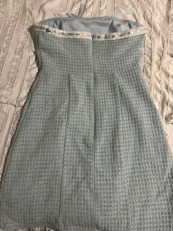 Altar'd State Mini Dress Blue - Image 4
