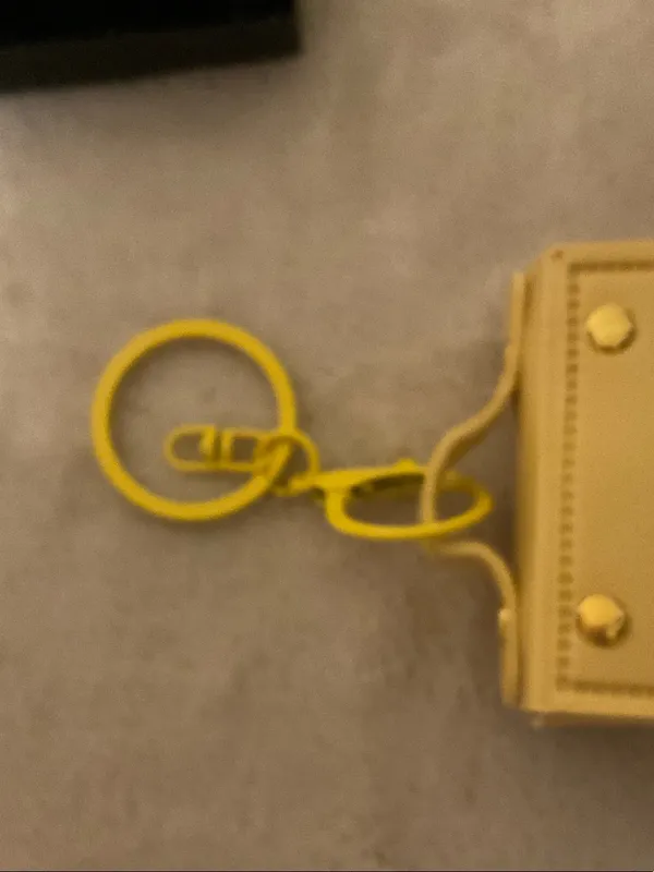Yellow Mini Card Holder Key Ring - Women Accessories - Image 3