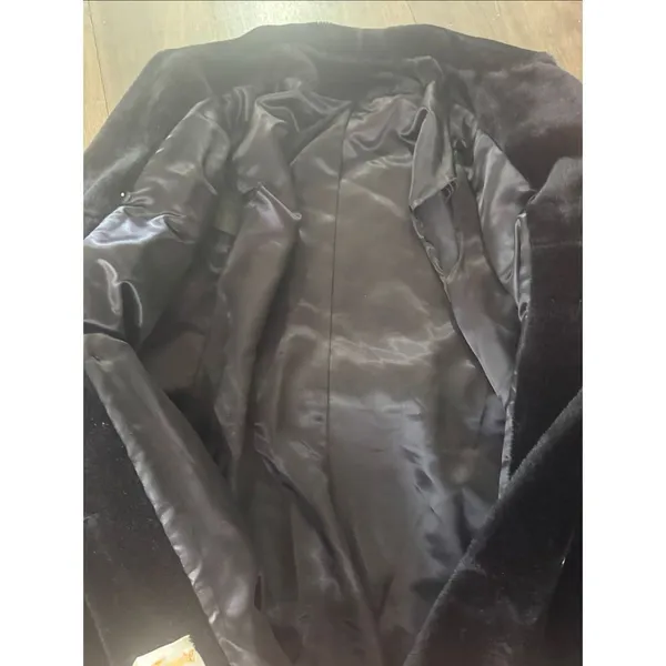 PENNEY’S - Vintage 60s Arctic Treasure Simulated Faux Black Fur, Fits Womens Sma - Image 9