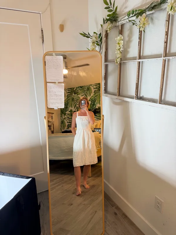 Wild Fable White midi summer dress - Image 3
