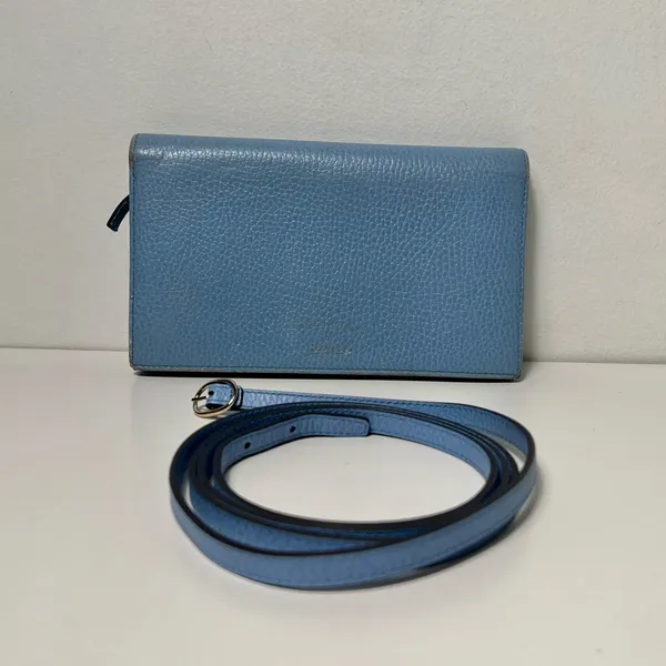 Gucci Dollar Calfskin Mini Swing WOC Wallet On Chain Crossbody Bag Purse - Image 5
