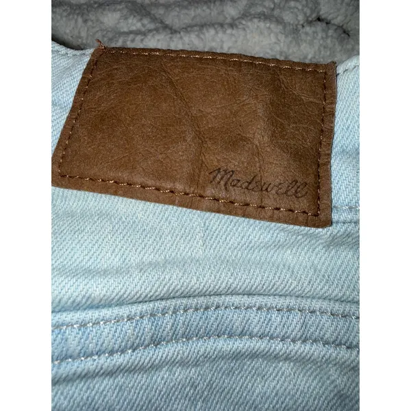 Madewell Vintage‎ High Rise Straight Leg Light Wash Denim Jeans Womens 26 - Image 4