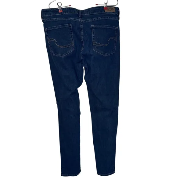 Signature by Levi's Strauss & Co. Womens Jeans Modern Skinny Blue Denim 16 L/C - Image 7