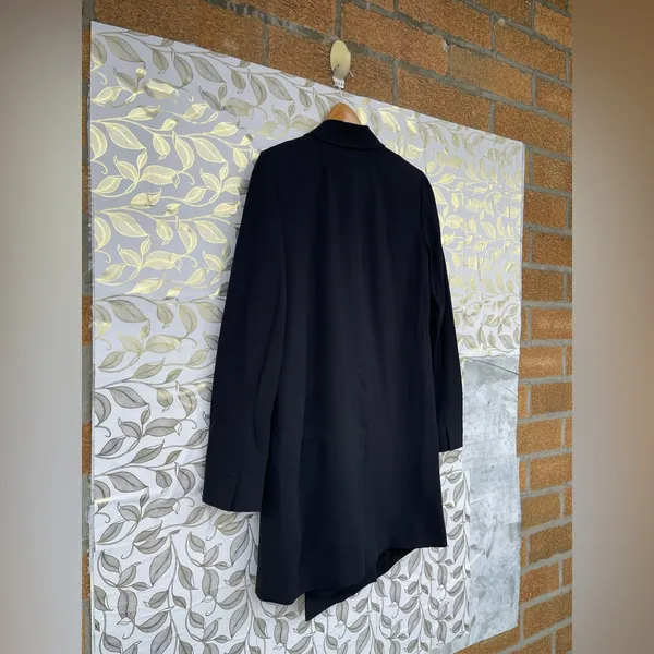 AllSaints Verne Draped Blazer Dress - Avant Garde Asymmetric - Black EU 36 - Image 8