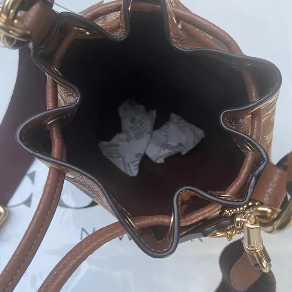 Coach C5639 Dempsey Drawstring Bucket 15 Handbag - Image 5