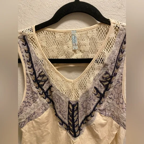 Free People Sahara Beaded Crochet Top - Image 6