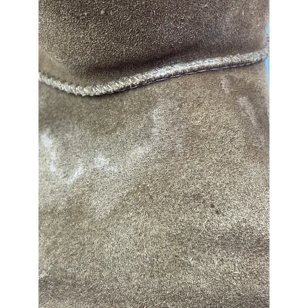 KOOLABURRA BY UGG Burra Brown Faux Fur Shearling Suede Mini Ankle Boots Size 8 - Image 10