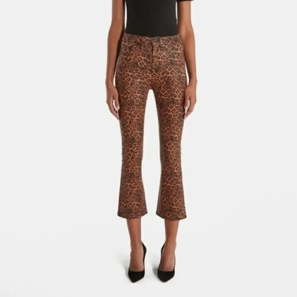 NWT 7 for All Mankind High Waist Slim Kick Jeans Animal Print size 24 - Image 2