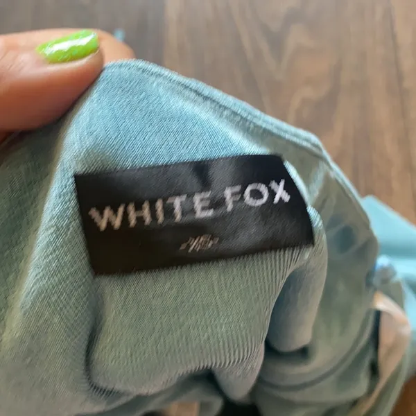 White Fox Blue Skirt - Image 9