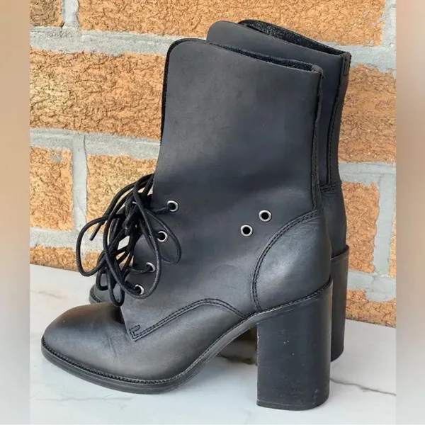 Jeffrey Campbell "JUNEAU" Leather Boots 7.5 - Image 3