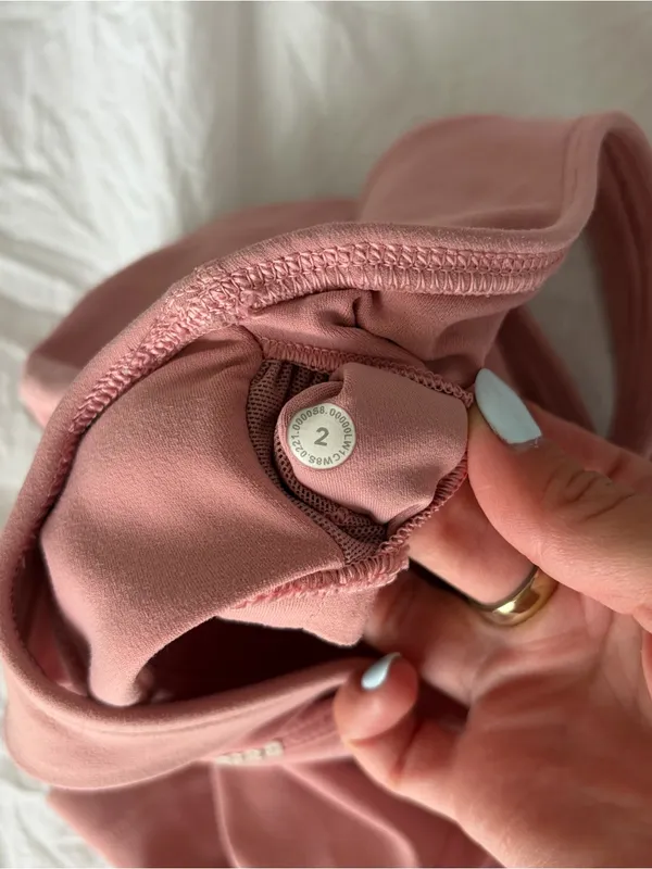 Lululemon Align Tank Top *Light Support A/B Cup, Pink Haze, Size 2 - Image 4