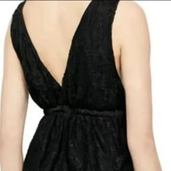 Free People Black Chante Lace Tank Top Size XS - Image 2