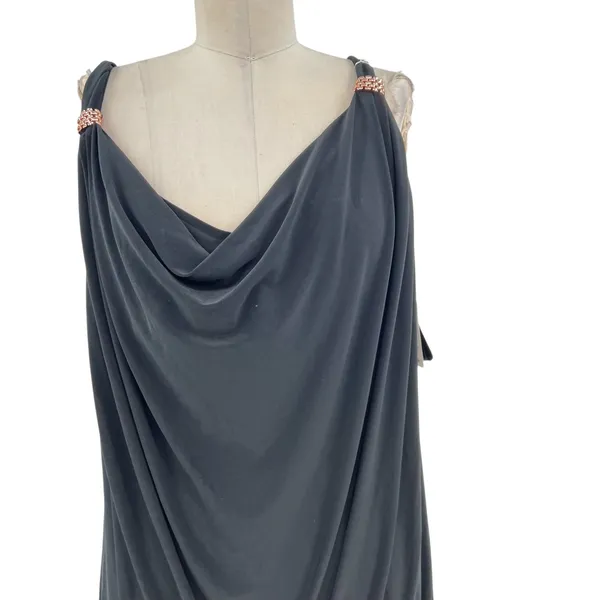 Miraclesuit Luxe Tankini Underwire Top Swim Gold Black Size US‎ 16 - Image 5