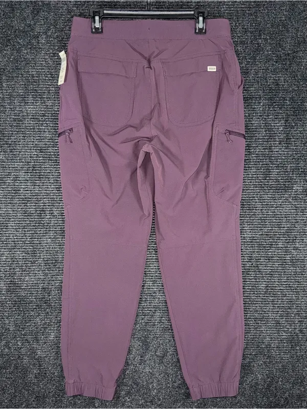 Duluth Trading Co NWT Women Flexpedition Joggers Elderberry Purple 10x28.5 Nylon - Image 2