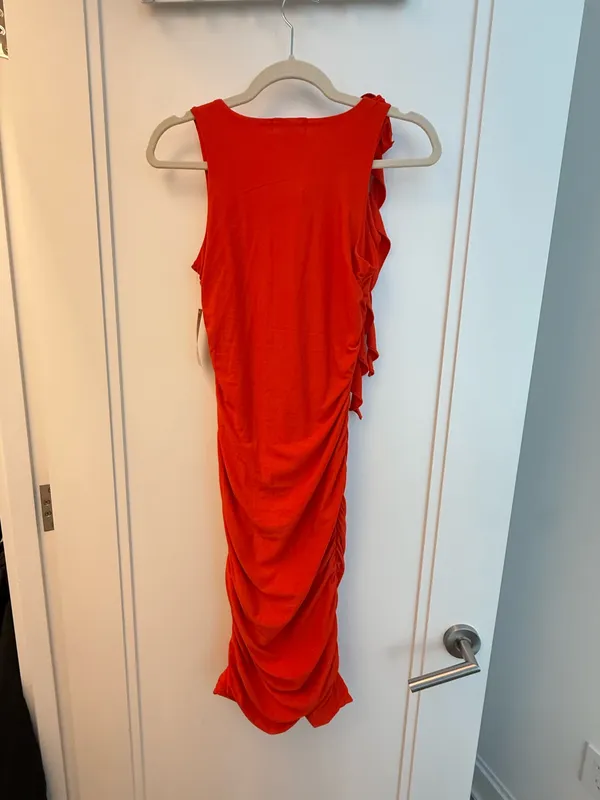 Boutique Red Dress - Image 3