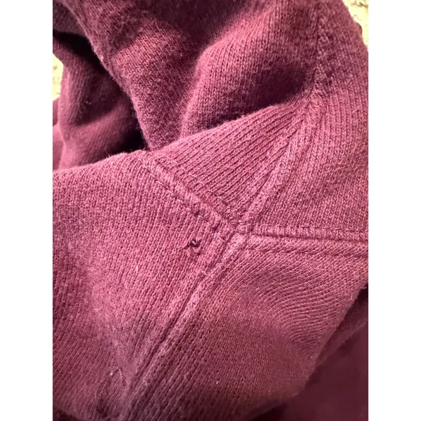 Free People Beach Oversized‎ Burgundy Cardigan XS/S Slouchy Boho - Image 6