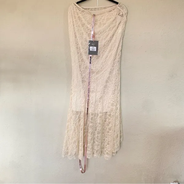 NWT House of CB 'Una' & 'THERESE' SET skirt corset in‎ VINTAGE CREAM LACE size S - Image 5