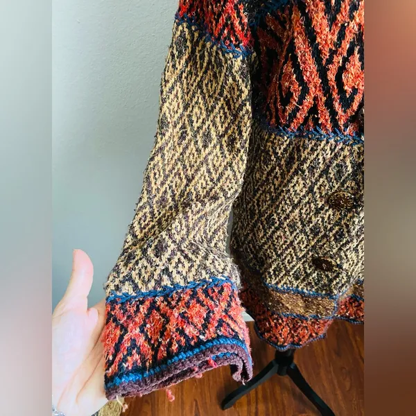 COLDWATER CREEK Multi pattern cardigan sweater - Image 6