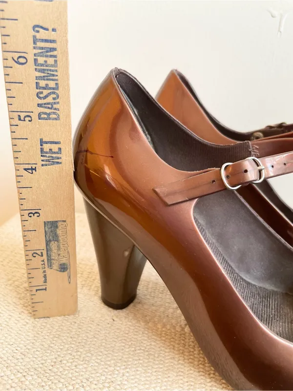 Melissa Shoes Mary Jane Womens Size 6 Brown Copper - Image 12