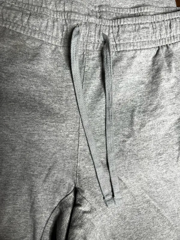 Nike Gray Straight Leg Sweatpants Small White Embroidered Logo Women’s Pants - Image 3