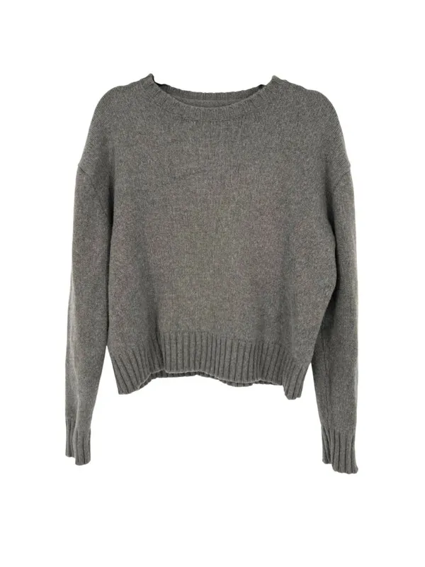 Polo Ralph Lauren Gray Wool Blend Crewneck Sweater Size Large Quiet Luxury - Image 10