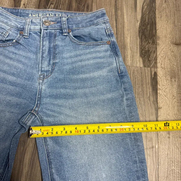 American Age American Eagle Outfitters Light Blue High Rise Jeans - Image 5